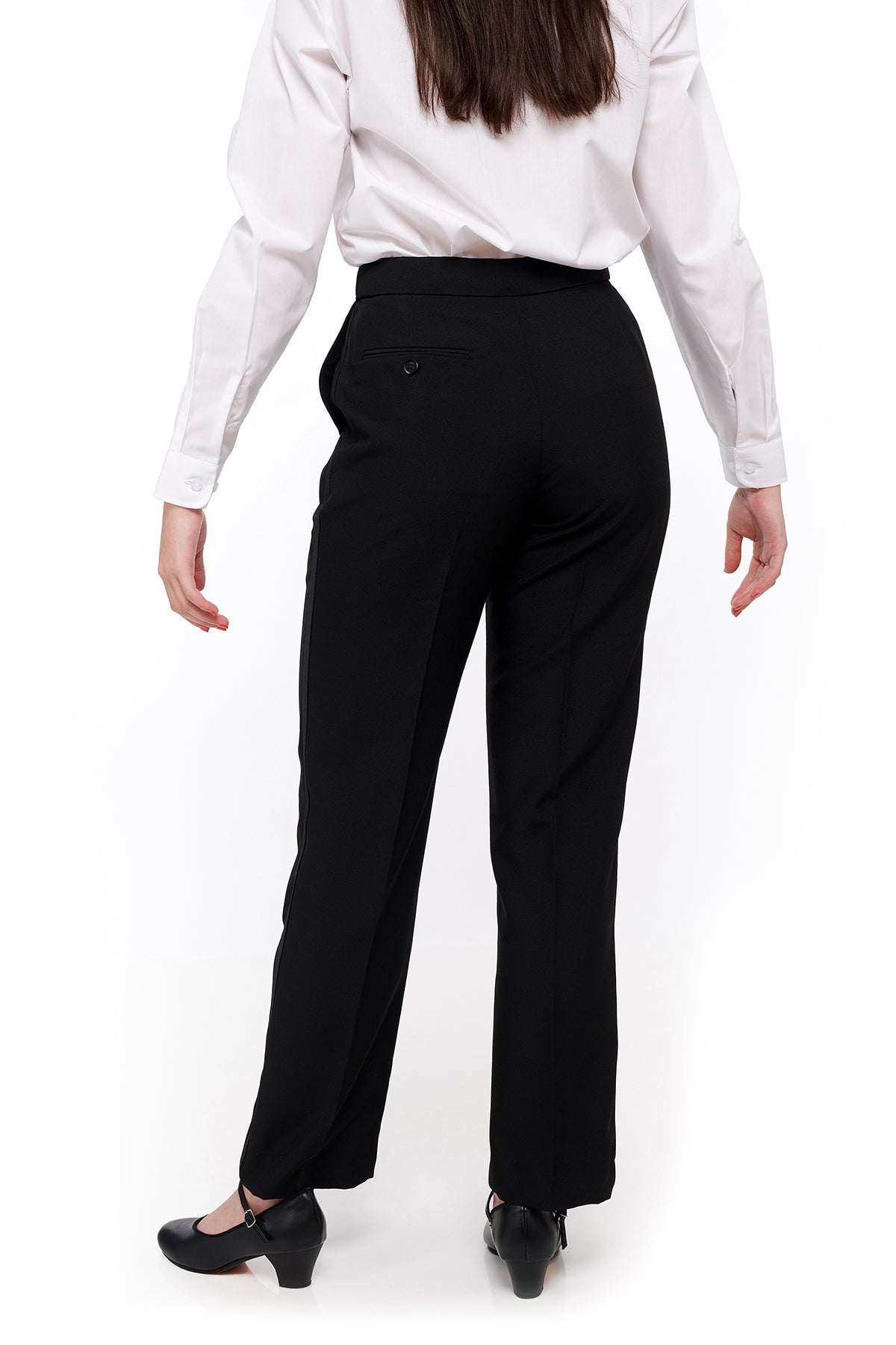 Satin trousers - White - Ladies | H&M