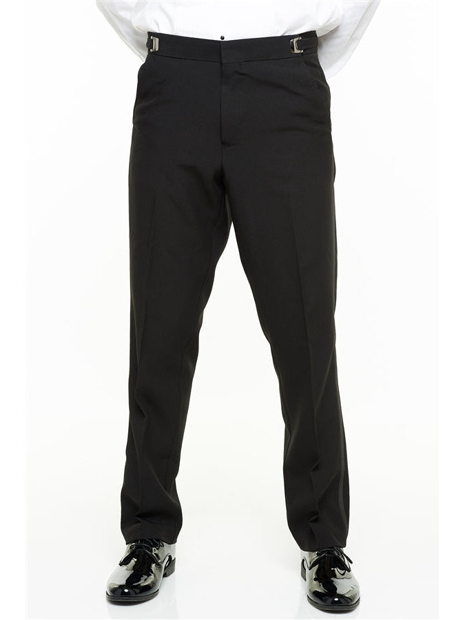 Neil Allyn Men's Flat Front Comfort Waist Satin Stripe Tuxedo Pants, 57 -  Walmart.com
