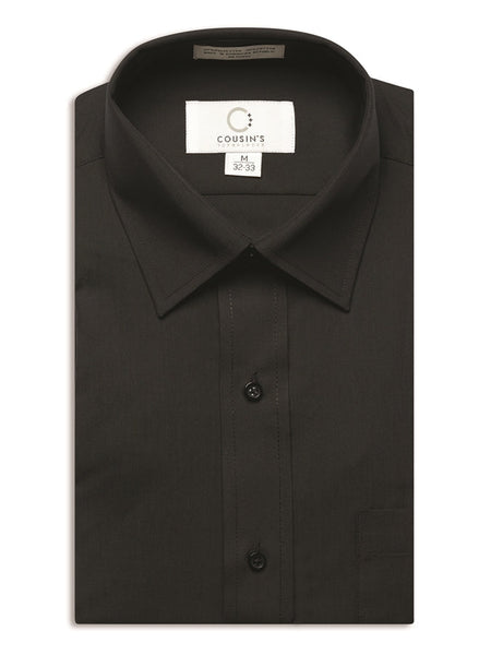 Concert Black Microfiber Dress Shirt